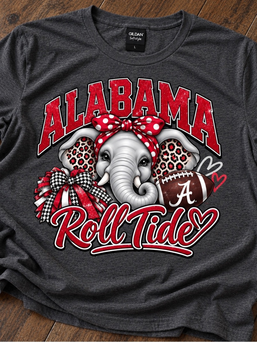 Gildan Charcoal Gray Alabama Roll Tide Adult large NWOT